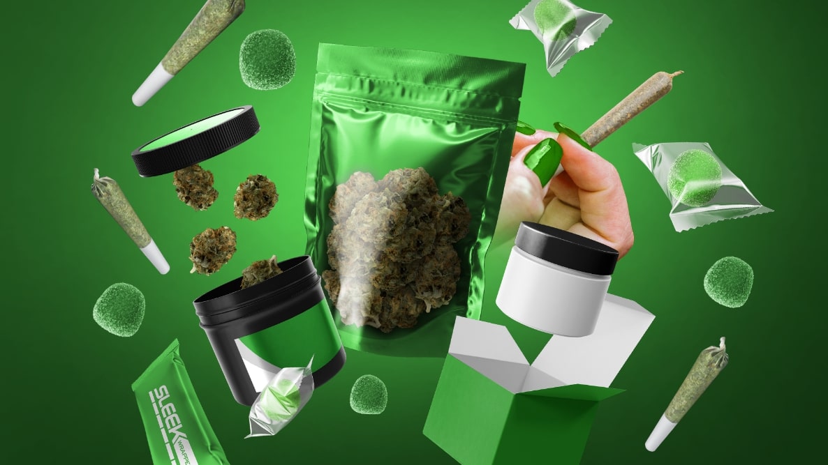Example cannabis packaging
